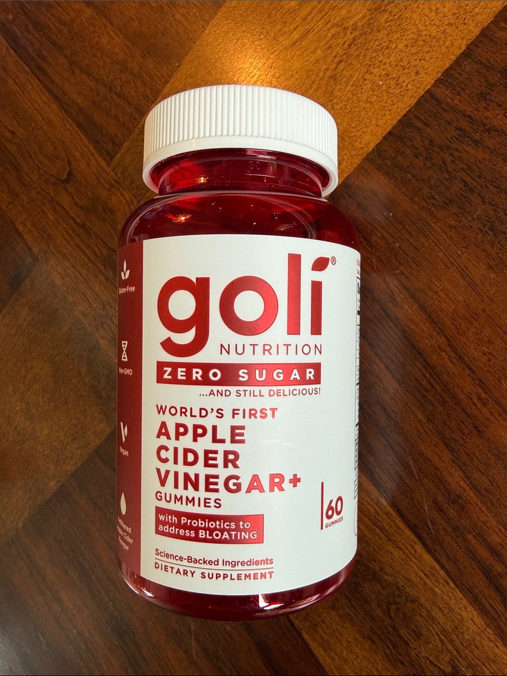 NWT GOLI APPLE CIDER VINEGAR GUMMIES - NO SUGAR
